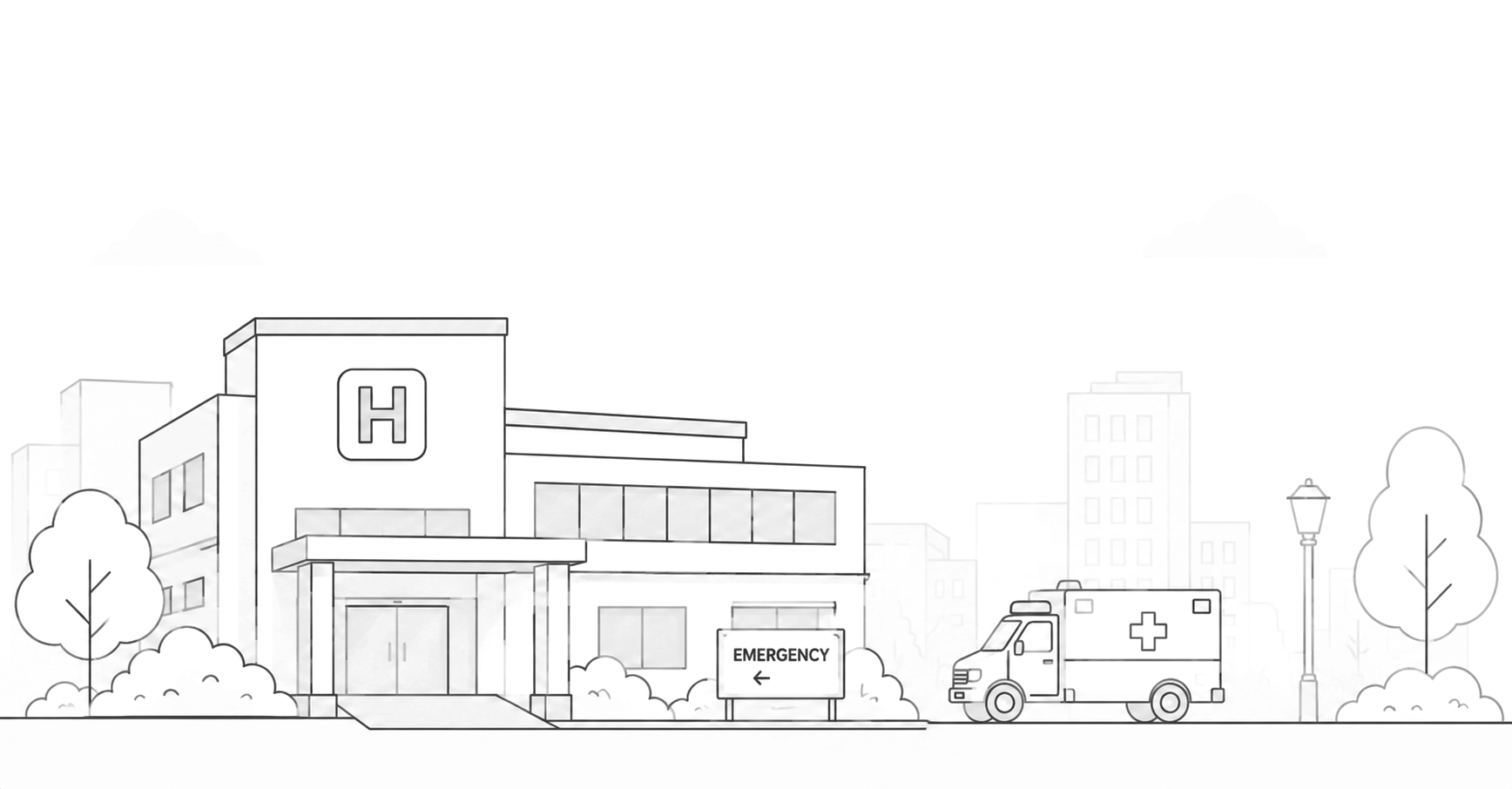 Hospital building